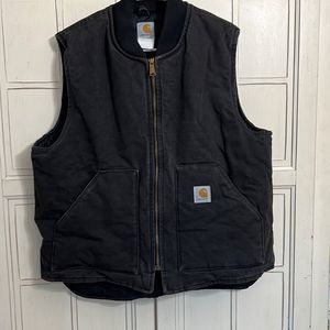 Carhartt size XL men’s black quilted vest